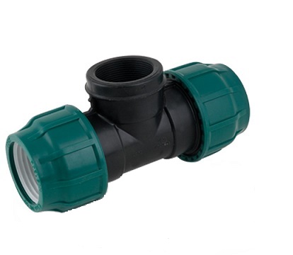 Тройник с внут. рез. 32х1х32 pls (10) Турция Цвет: Зелёный