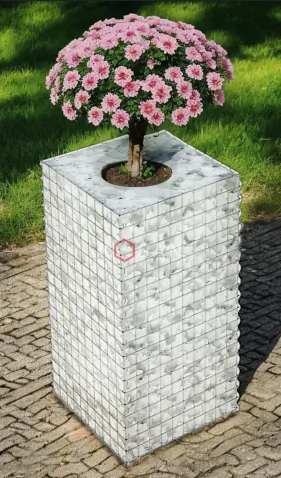 Габион-кашпо-СК-0,4х0,4х0,8-С50х50-3,8