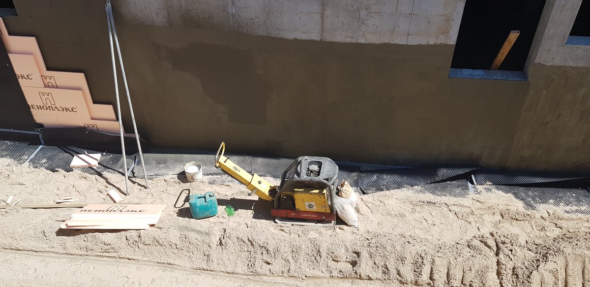 Защита гидроизоляции п. Родники онкоцентр