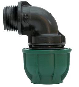 Отвод с нар. рез. 32х1 1/4 pls (10) Турция Цвет: Зелёный