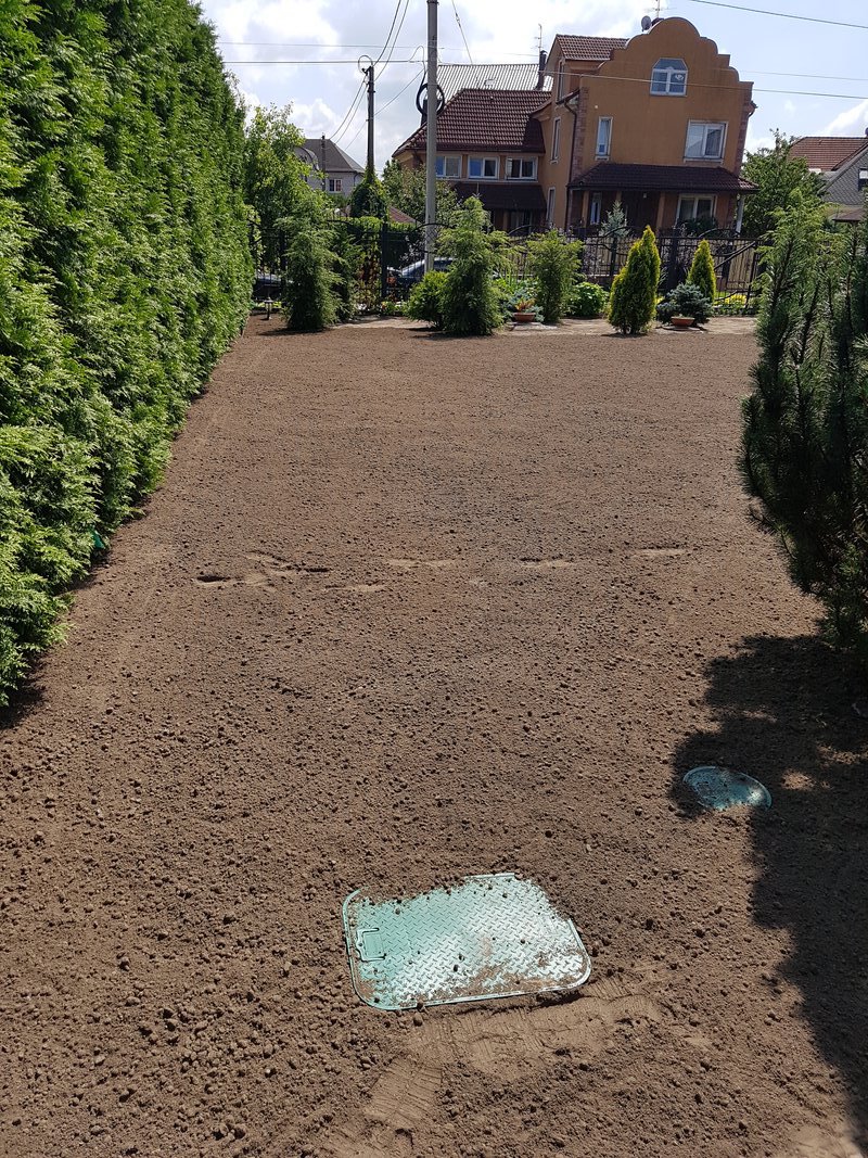 Благоустройство частного сектора. Устройство Газона с Системой автополива