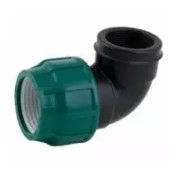 Отвод  с внут. рез. 20х1/2 pls (25) Турция Цвет: Зеленый