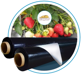 СВЕТЛИЦА ГРУНТ 60мкм полотно 1,3м 400 пог.м. (520 м2) ЧЕРНО-БЕЛАЯ с перфорацией 25х30