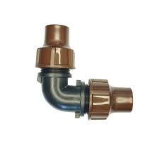 Уголок кап. линии/тип RB/16мм коричневый/накидная гайка CRN DROPBYDROP™