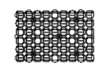 Георешетка полипропиленовая 600х400х40мм для ландшафтных работ ЧЕРНАЯ