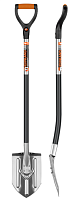 Лопата штыковая нержавеющая сталь Finland (0737)