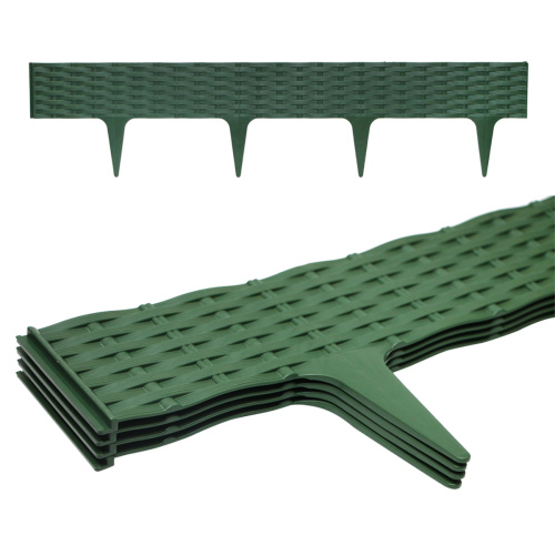 Бордюр садовый "Ротанг" высота 9 см, длина 3,2 м, 4 шт/компл (Хаки) фото 4