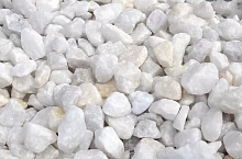 Щебень мраморный БЕЛЫЙ фр. 10-20 мм (10 кг)