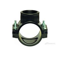 Седелка 25 × ½" В.Р. PN16 (кор.90 шт) Цвет: Черный (ИТАЛИЯ) Irritec IS10320F0N25B