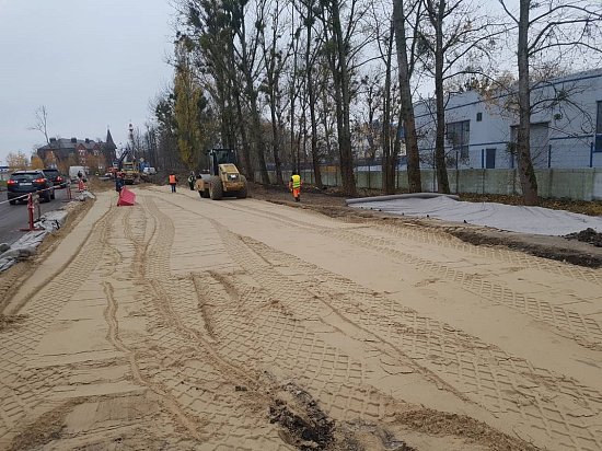 Реконструкция автомобильной дороги ул. Шатурская