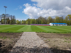 Реконструкция тренировочного поля: стадион «Локомотив» г. Калининград