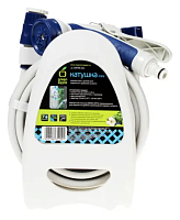 Катушка компактная (mini) с ручкой + шланг 9,5 мм (3/8) х 10 м GWHR6-051 GREEN APPLE