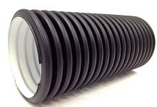 Труба гофрированная d 400/348 с раструбом L=6 двустенная, SN6