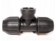 Тройник PE F (GZ) 25 - 3/4"- 25,PN16,Fish