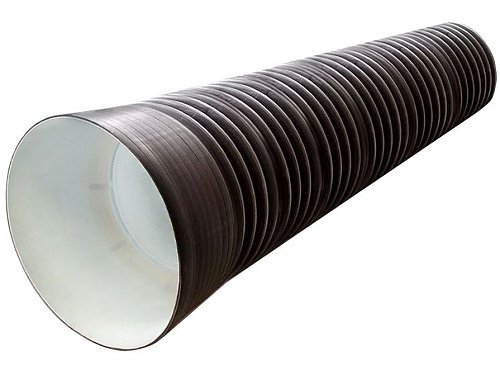 Труба гофрированная d 575/500 с раструбом L=6 SN 6