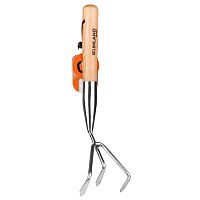 Рыхлитель Bionic 3 зуб. c длинной изогнутой на 35 градусов рукояткой Finland (2124)  