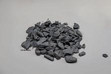 Щебень декоративный "Сланцевый черный " фр. 30-60 мм, упаковка 20 кг