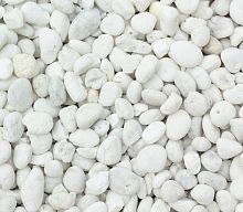 Мрамор галтованный (белый), фр. 20-30 (20 кг)