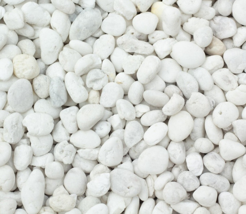 Мрамор галтованный (белый), фр. 20-30 (20 кг)