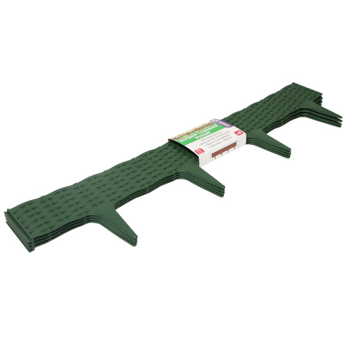 Бордюр садовый "Ротанг" высота 9 см, длина 3,2 м, 4 шт/компл (Хаки) фото 3