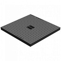 Крышка для дождеприемника Gidrolica Point ДП-40.40 пластиковая