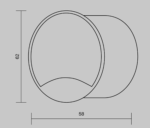 Встраиваемый светильник O035-L3B3K фото 4