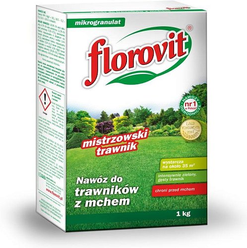 Удобрение Florovit для газонов пораженных мхом 10 кг