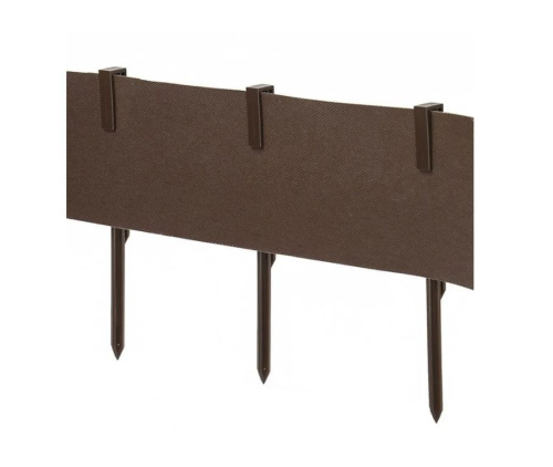 Лента бордюрная 9м Б-15/9 коричневая (М) фото 2