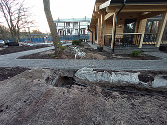 Установка системы автополива и озеленение 5000 М2