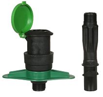 Соединитель (Гидророзетка)  быстросъемный 3/4" с крепежной планкой GH арт: QV0134