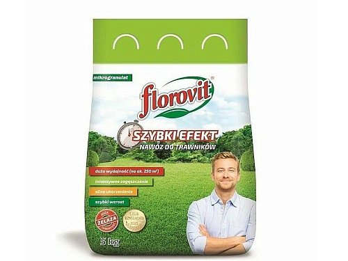 Удобрение Газонное Florovit "Быстрый эффект" 5 кг 