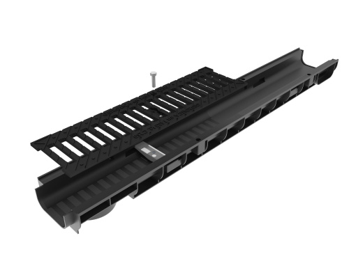 Решетка водоприемная Gidrolica Standart РВ -10.13,6.50 - щелевая чугунная ВЧ кл. С250 фото 2