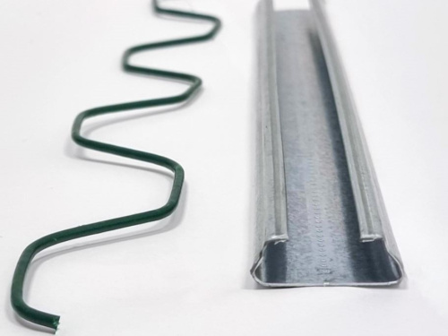 Замок для профиля "Зиг-Заг", 2 м (зеленый)