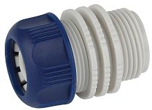 Адаптер для шланга 12мм (1/2) с наружной резьбой, пластик GAEA20-11 GREEN APPLE ЕСО