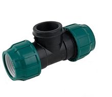 Тройник с внут. рез. 32х1х32 pls (10) Турция Цвет: Зелёный