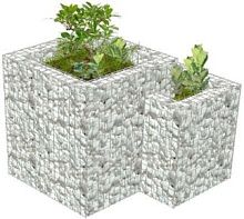 Клумба-габион-совмещенная-С50х50-3,8-Ц