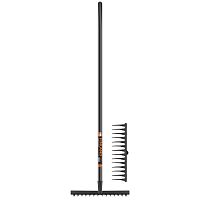 Грабли Finland 10 зубьев с черным черенком (1704-ч)