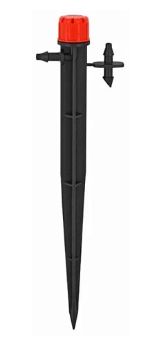 Капельница регулируемая1/4" 0-70 л/ч1 bar на стойке15см GH арт: AOD0170H
