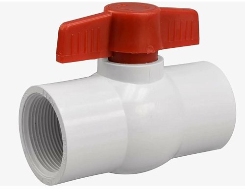 Кран шаровой PVC 2" внут х внут GH арт: FFB0150 Цвет: Белый 