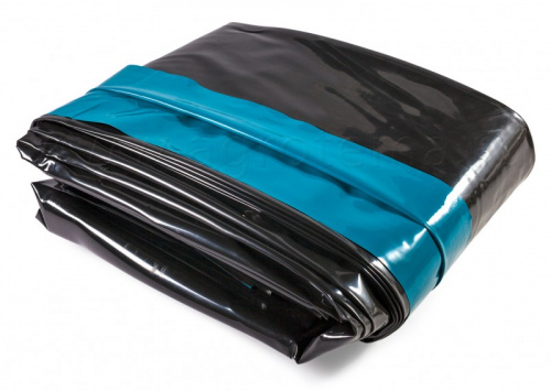 Пленка для водоема "Океан", (черно-голубая) 500 мкм, 6 х 10 м