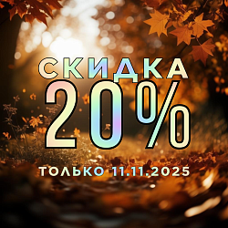 Только 11.11.2025 — скидка 20% 