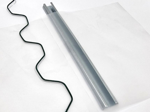 Профиль клипса для крепления тепличной пленки оцинкованный, 0,7 мм (4 пм) фото 2