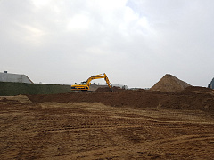 Защита обвалования складского комплекса