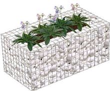 Клумба-габион-1х0,5х0,5-С50х50-3,8 Ц