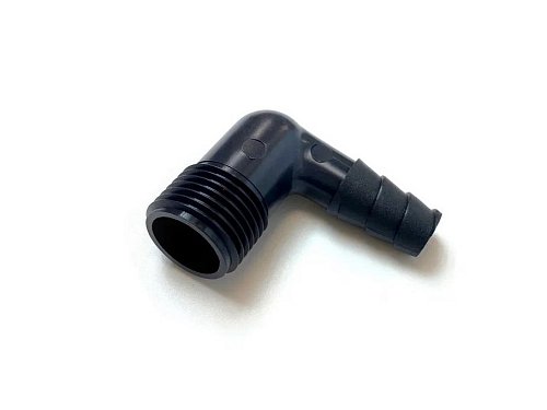 Колено SBE (Уголок гибкой подводки) 1/2"(черный) ПИОНЕР™ - EFX-H-050 фото 2