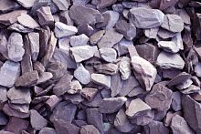 Щебень декоративный Plum Slate 30-50 мм, упаковка 25 кг 