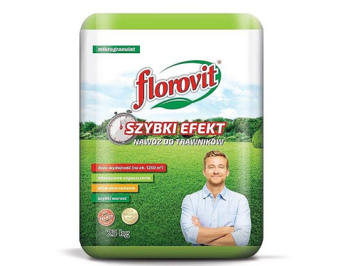 Удобрение Газонное Florovit "Быстрый эффект" 25 кг 
