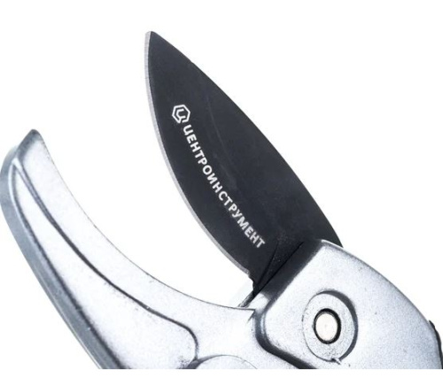 Секатор контактный 175 мм, D20 мм, храповый механизм, титановый, ЦИ (0133) фото 4