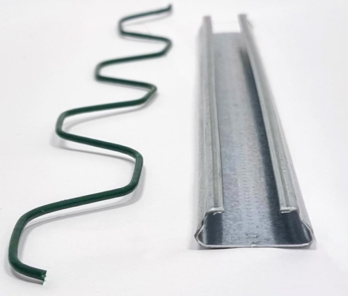 Профиль клипса для крепления тепличной пленки оцинкованный, 0,7 мм (2 пм) фото 4