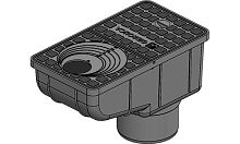 Трап уличный Gidrolica Rain ТУ-30.16,6.20 - пластиковый с крышкой глухой